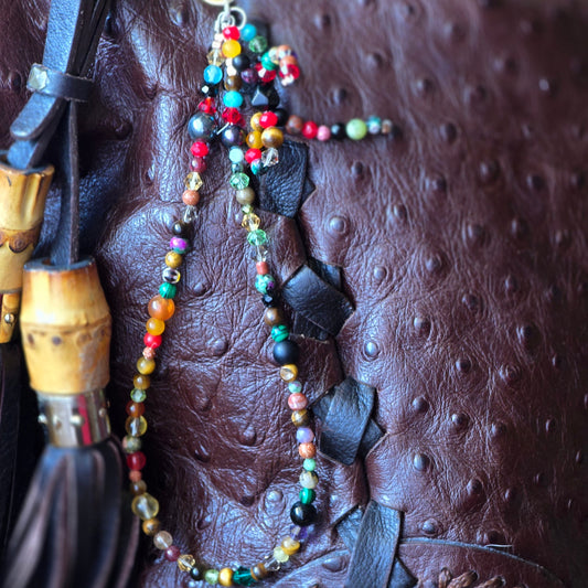 healing crystal gift set with protection stones bag charm accessory