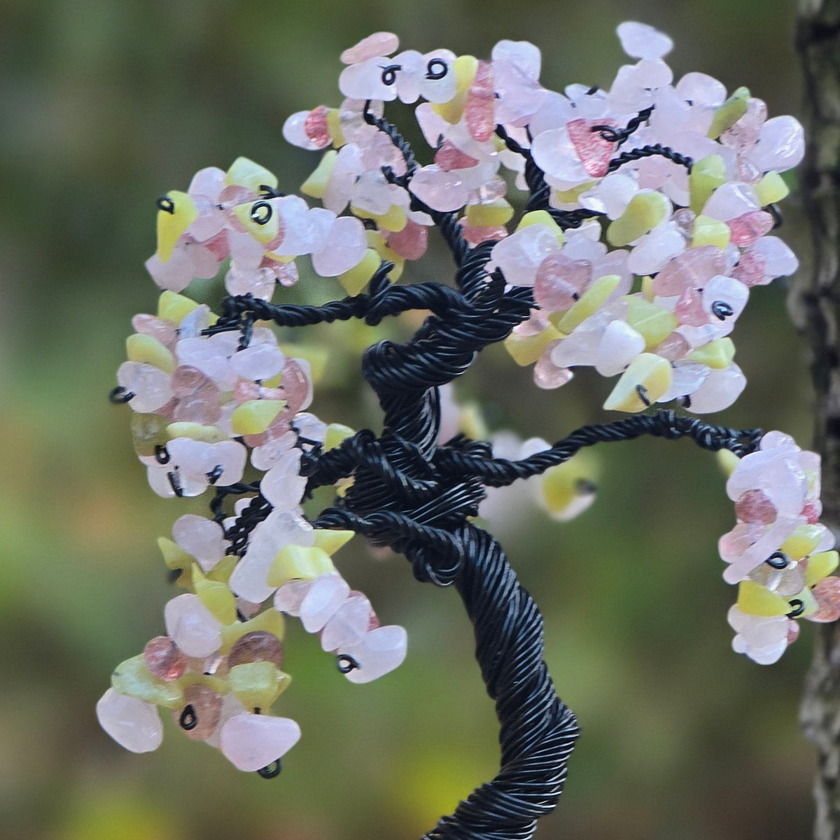 Meaningful handmade birthday gift for her gemstone Tree of Life