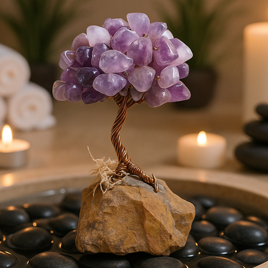 Amethyst Crystal Tree of Life 