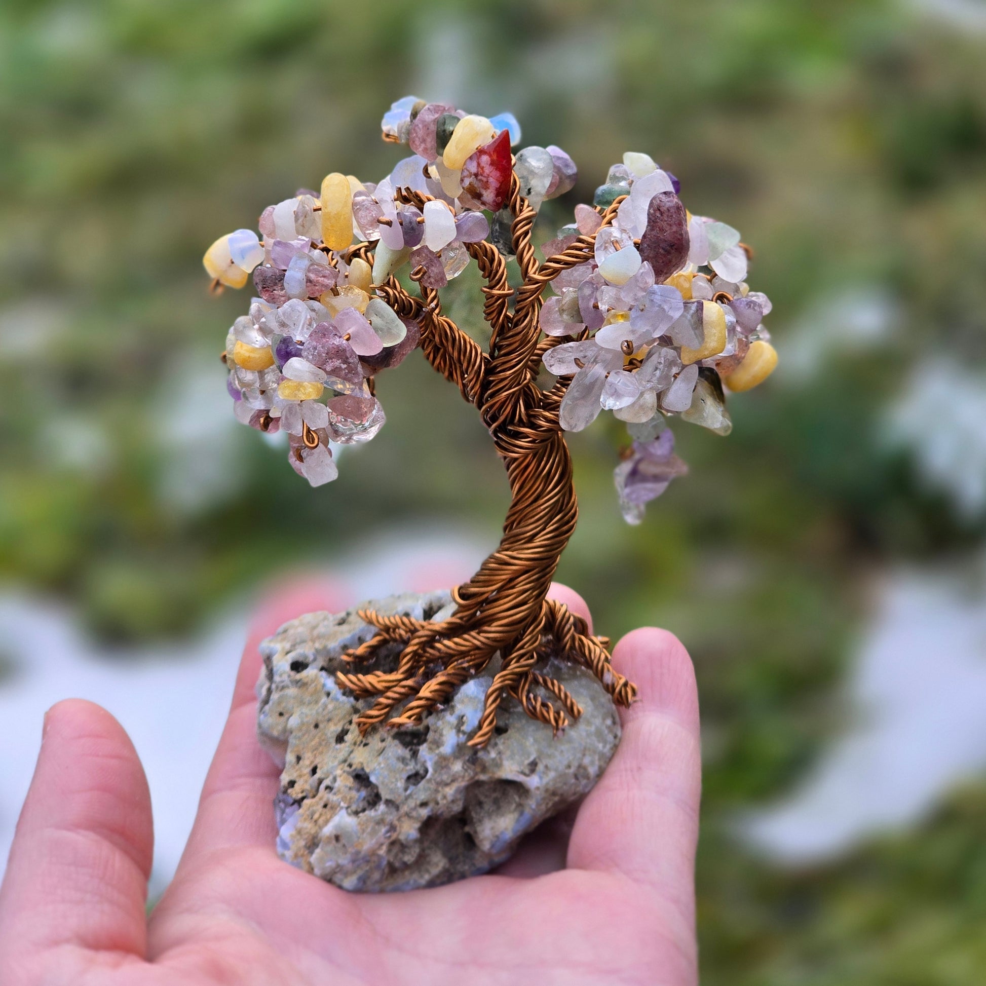 one of a kind crystal tree spiritual home decor