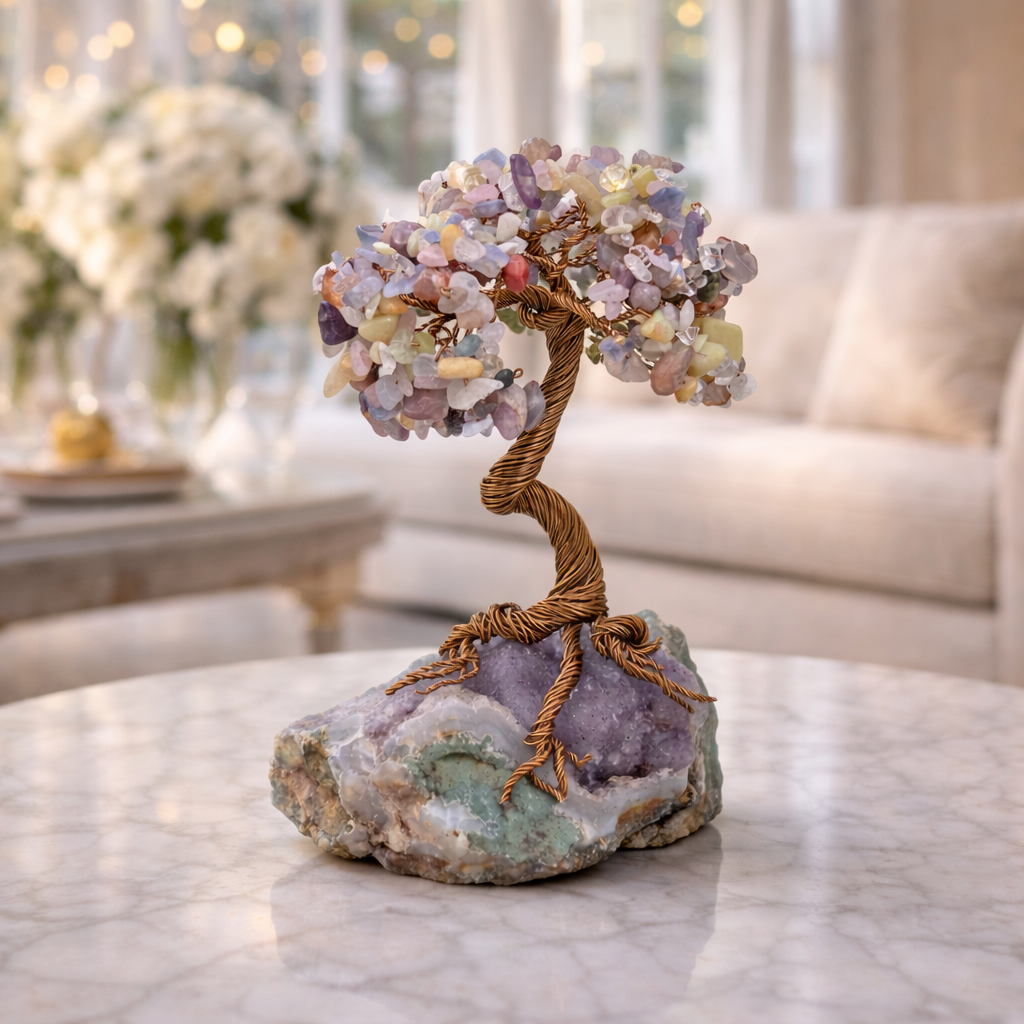money feng shui tree Wealth & Abundance Crystal Tree – Feng Shui Money Tree Decor – OpulentZen
