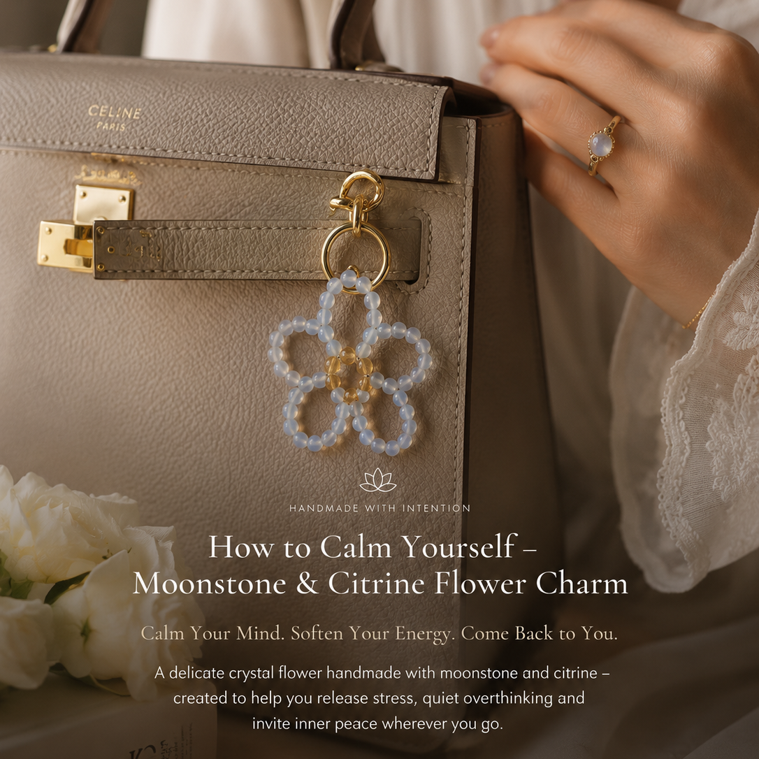 Luxury moonstone and citrine spiritual gift set for women