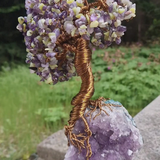Amethyst Crystal Tree of Life 