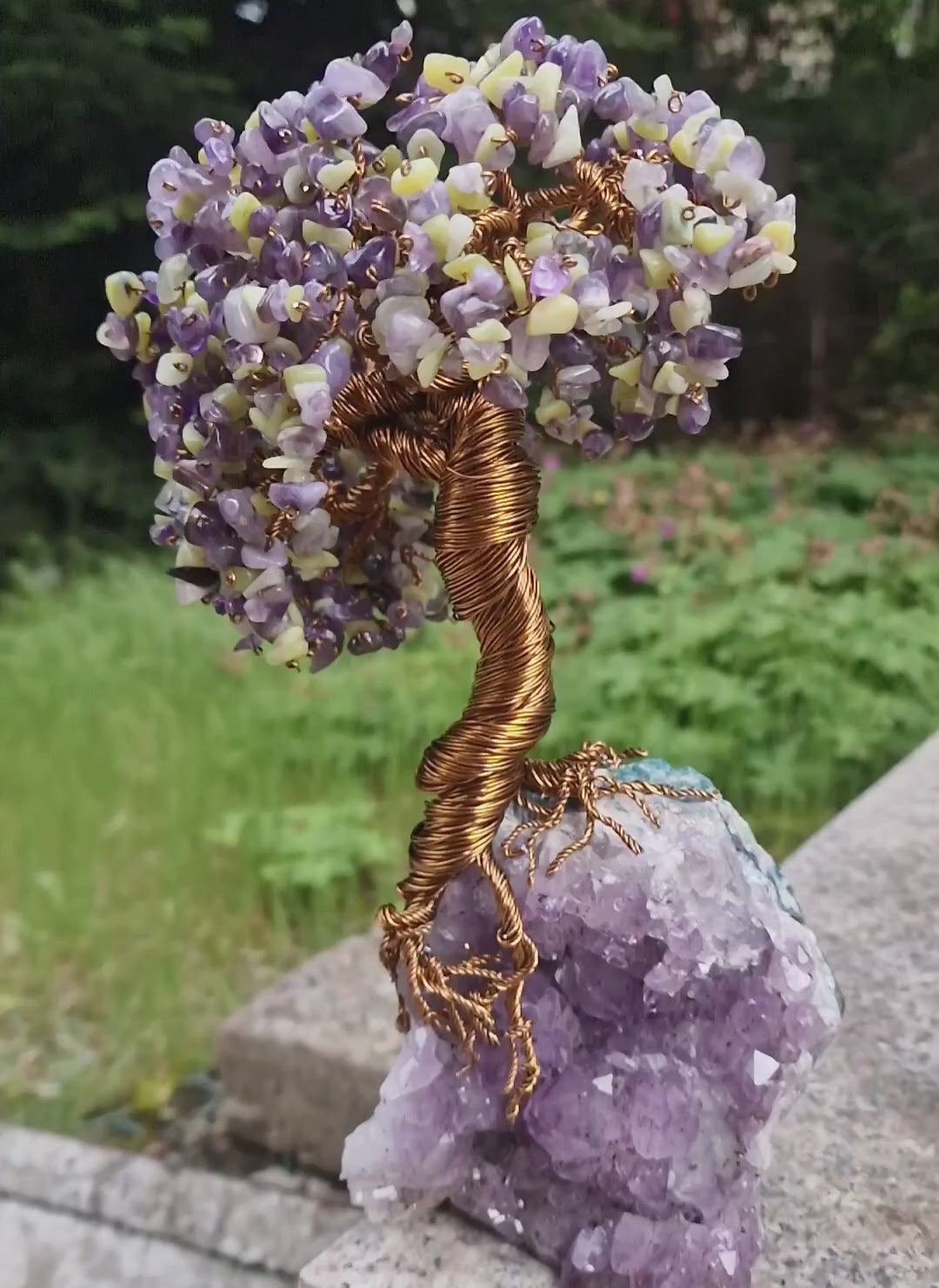 Amethyst Crystal Tree of Life 