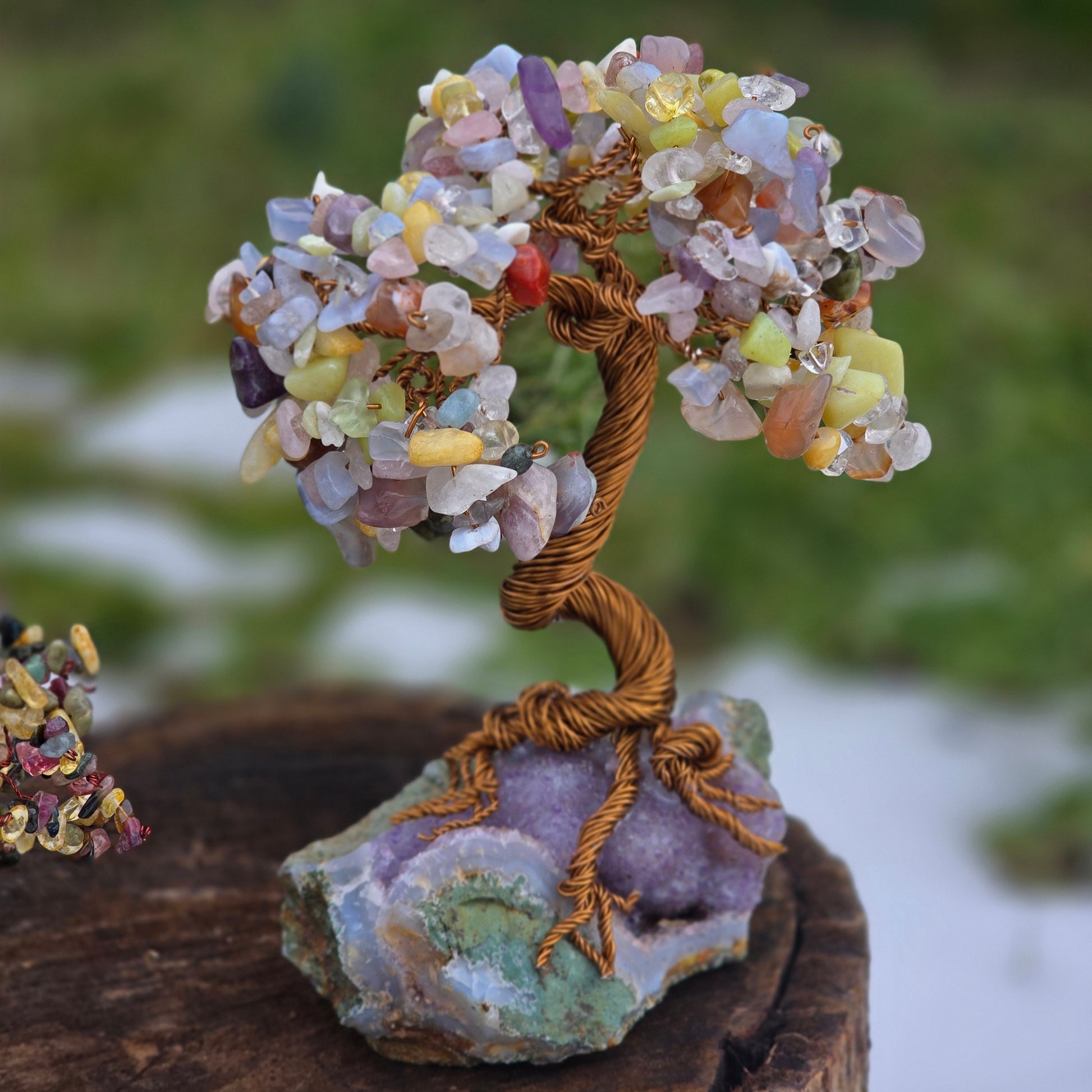 Wealth and Abundance Crystal Tree Feng Shui Money Tree Decor